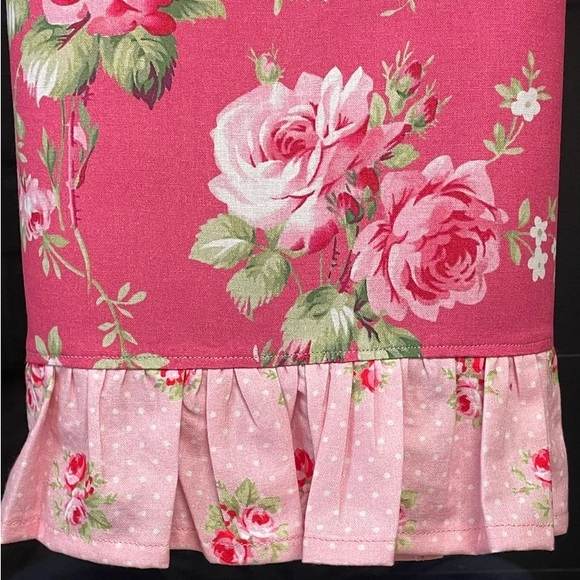 Shabby Chic Roses Decorative Tea Towel Pot Holder Set - Picture 4 of 9